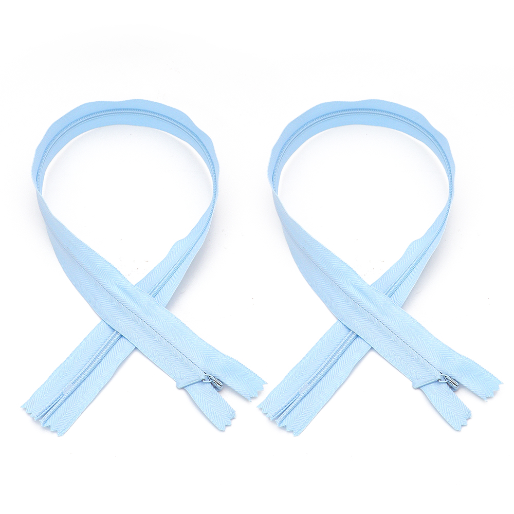 Custom Pastel Nylon Coil Apparel Zippers