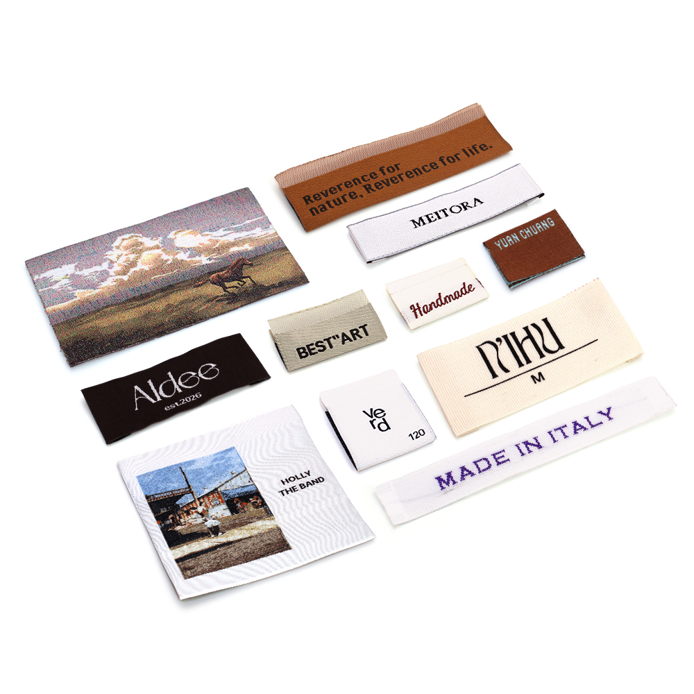 Fine Detail Woven Labels for Clothing