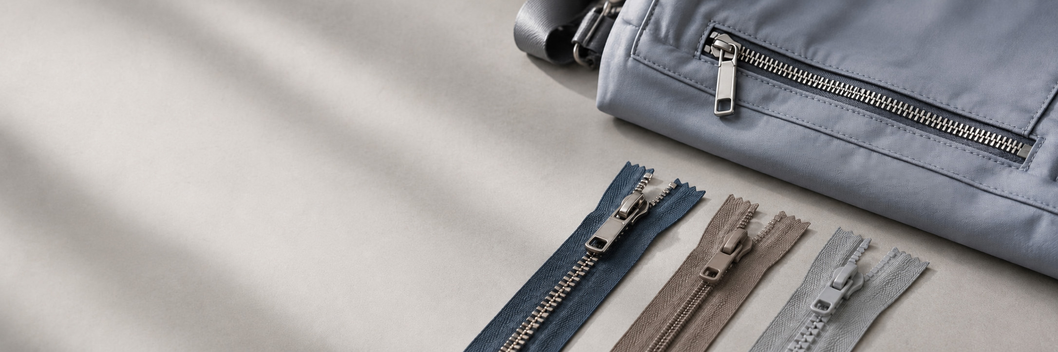 Custom zipper manufacturer for garments and bags