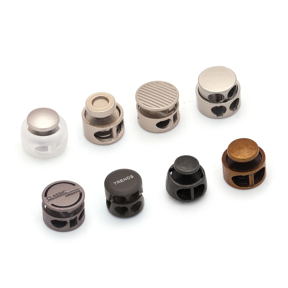 Round Low-Profile Spring Cord Stoppers