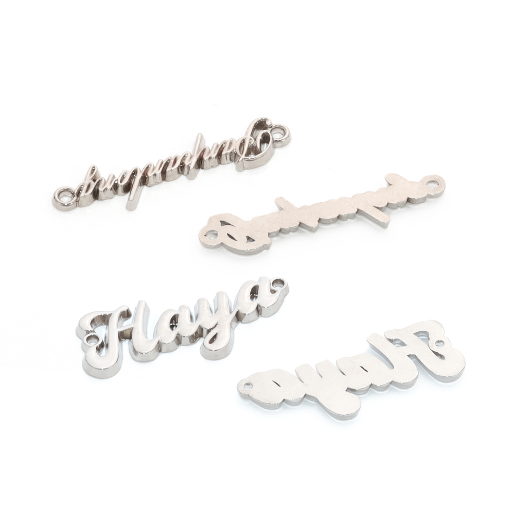 Custom Metal Letter Logos for Apparel