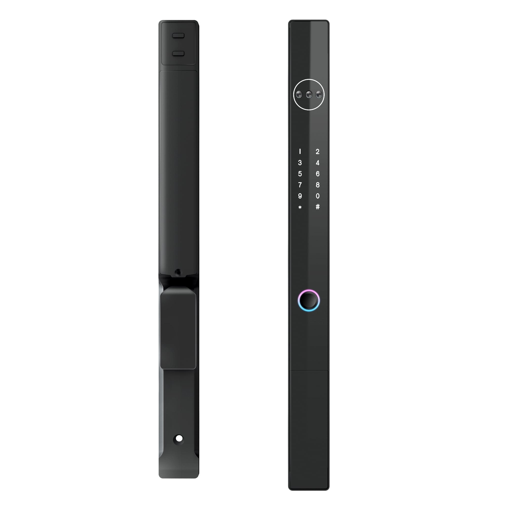 Kaisstar F9-Auto Automatic Bridge Breaking Aluminum Fingerprint Lock Tuya WIFI Outdoor Waterproof Fingerprint Facial Recognition Code