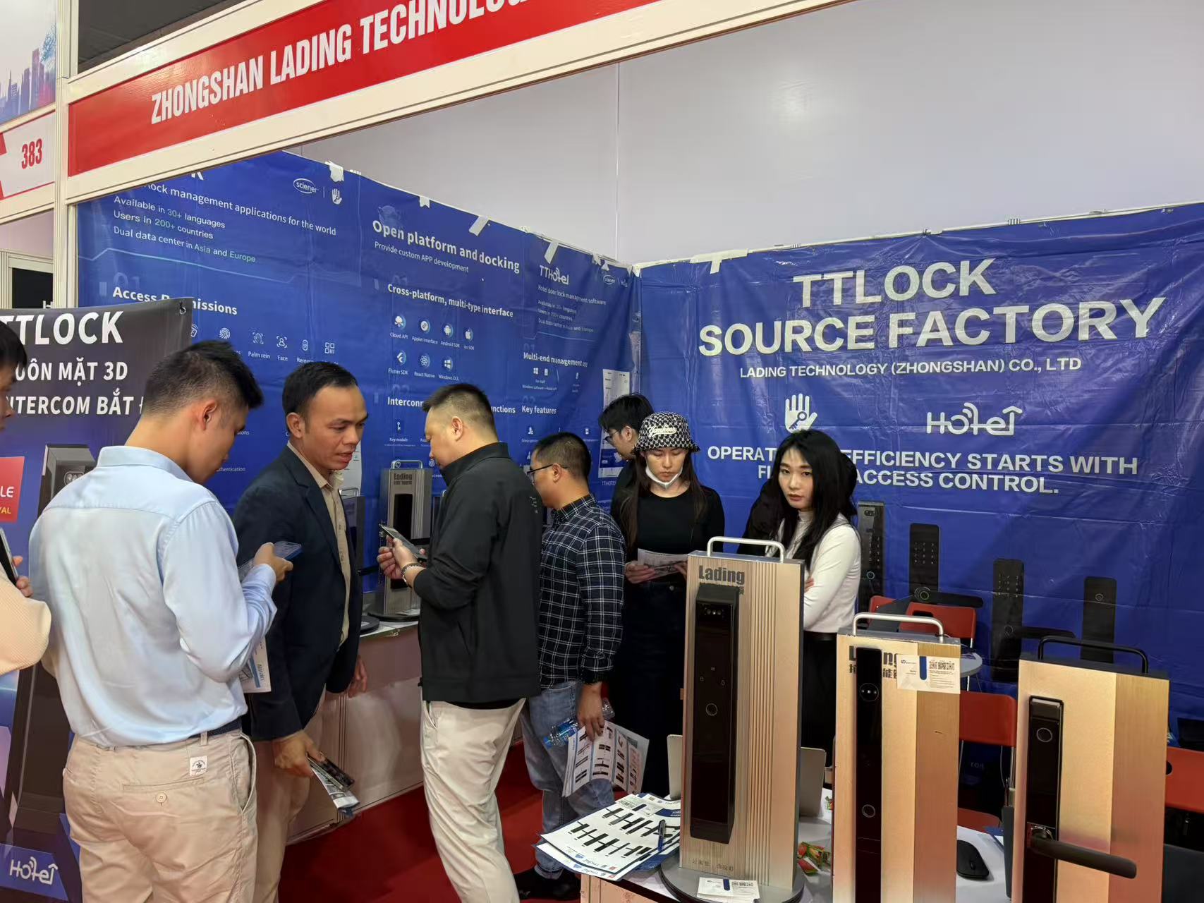 LaDing Smart Lock Shines at Hanoi Vietbuild: Redefining Access with Premium Security Solutions