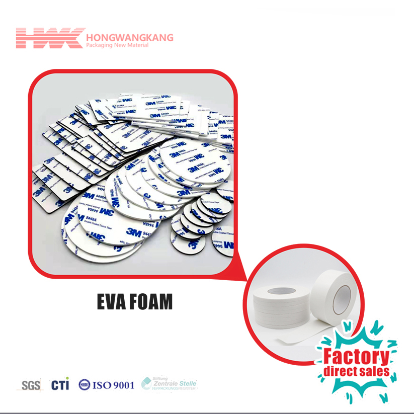 Service de découpe au format personnalisé HWK Factory avec des coussinets en mousse EVA haute densité pour la protection et l'amortissement