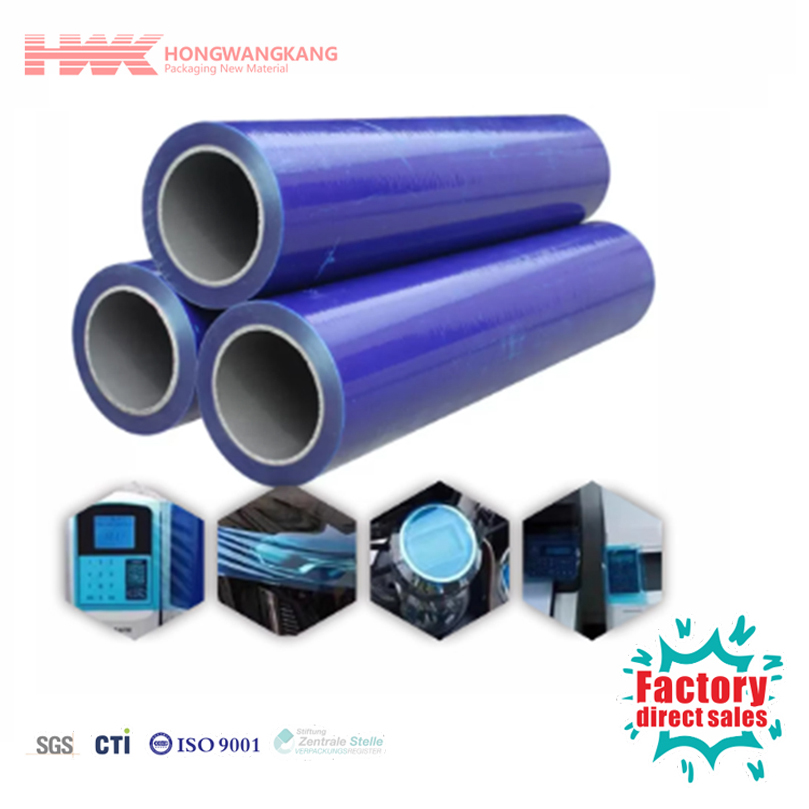 HWK Factory Custom 120CM de large et 200M de longueur film de protection PE anti-rayures pour écran photoélectrique