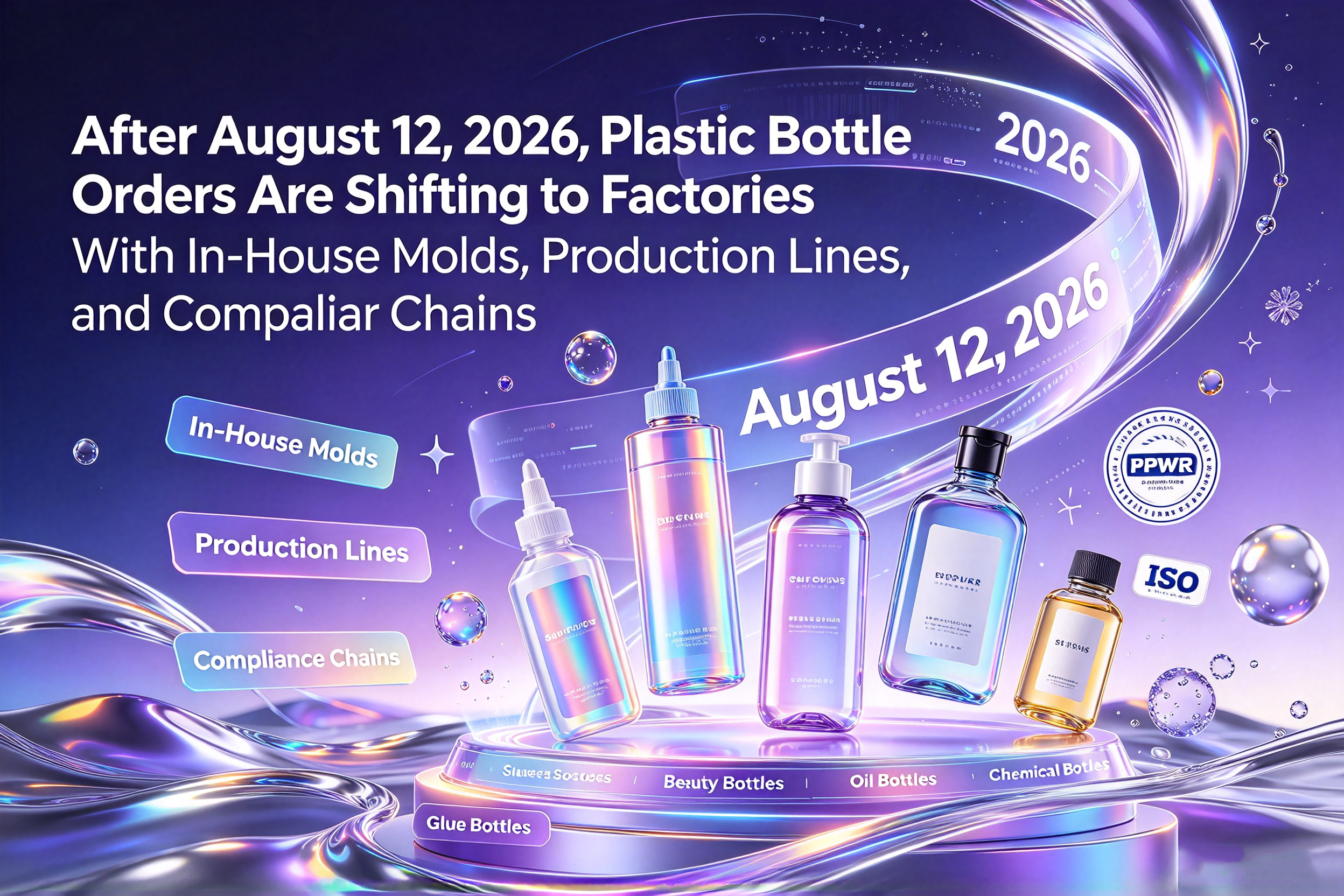 After August 12, 2026, Plastic Bottle Orders Are Shifting to Factories With In-House Molds, Production Lines, and Compliance Chains