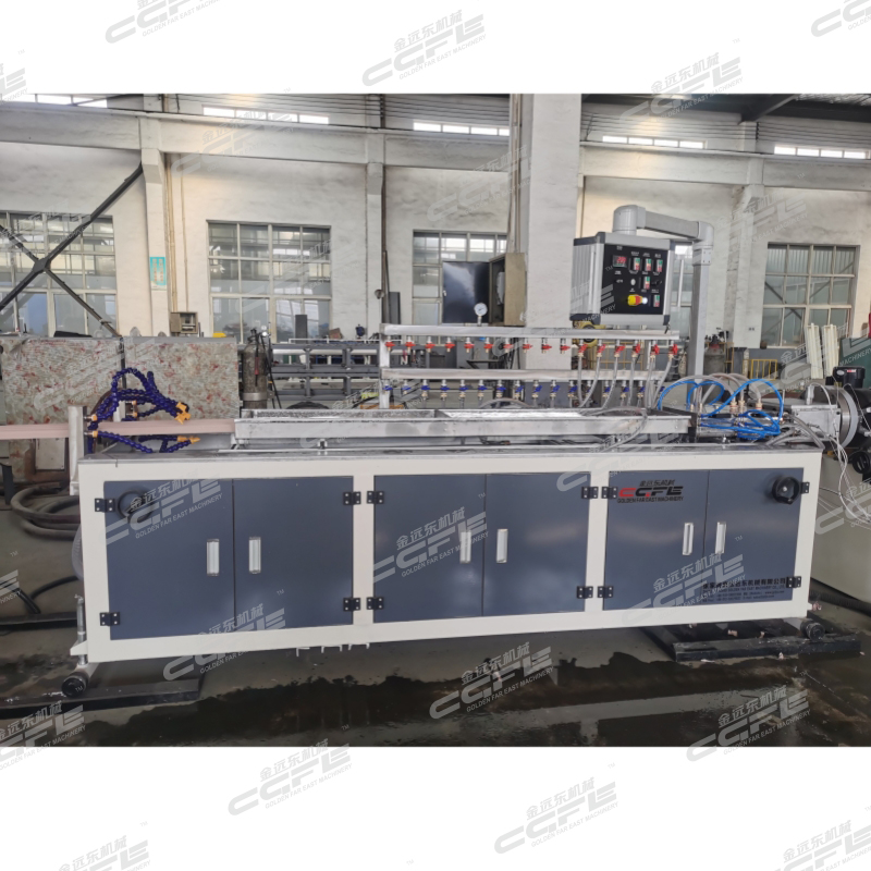 PVC köşe profili üretim hattı (konik çift vida)