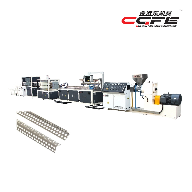 PVC corner profile production line (single screw extruder).JPG