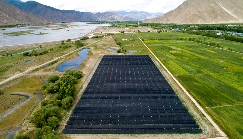 Sistema de calefacció districte solar de Lasha al Tibet