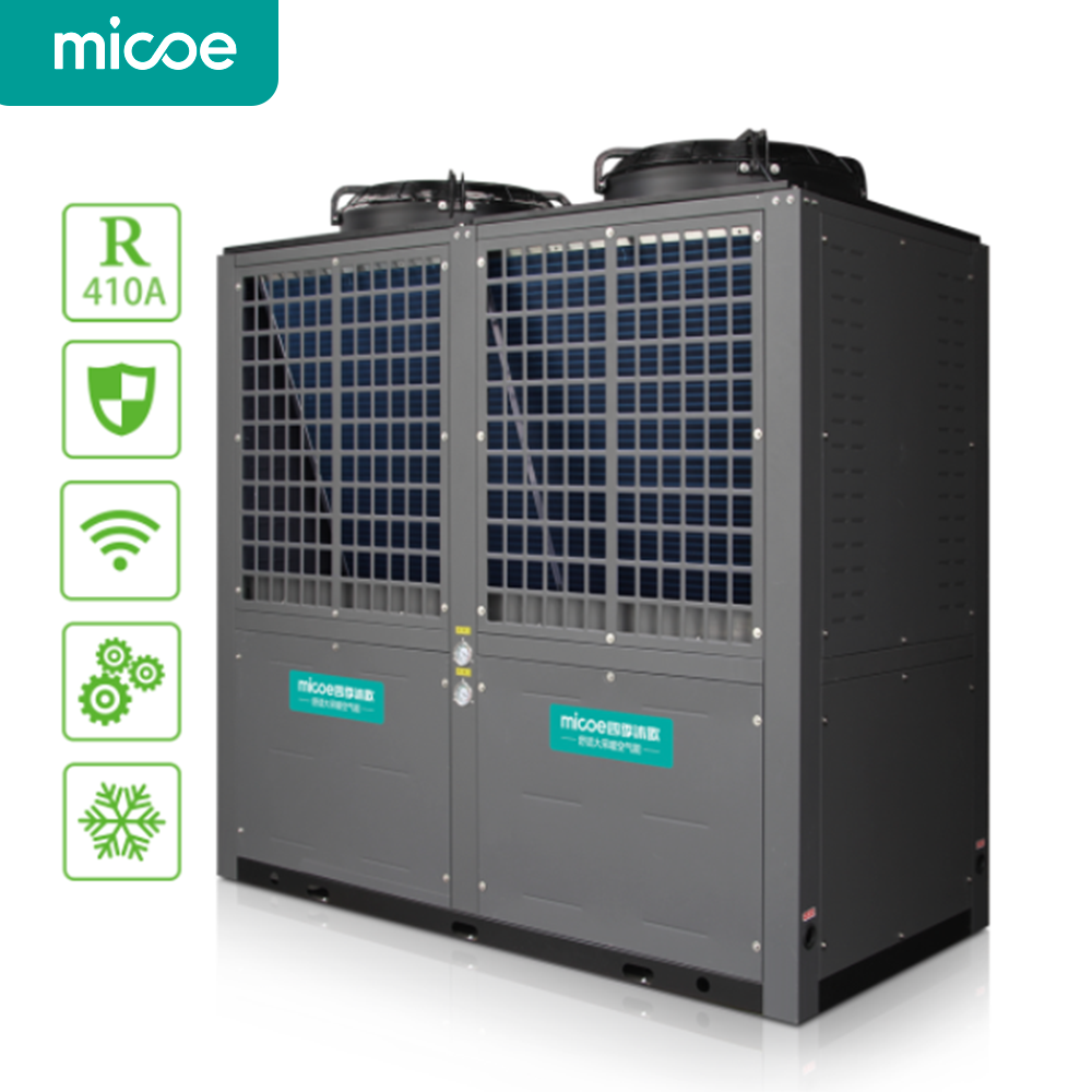 Solution de système à eau chaude à double compresseur MICOER410 Réfrigérant pour usage commercial et industriel Pompe à chaleur