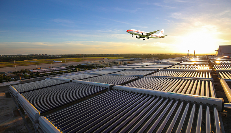 Projecte del sistema d’aigua calenta de l’aeroport internacional de Phoenix de Sanya