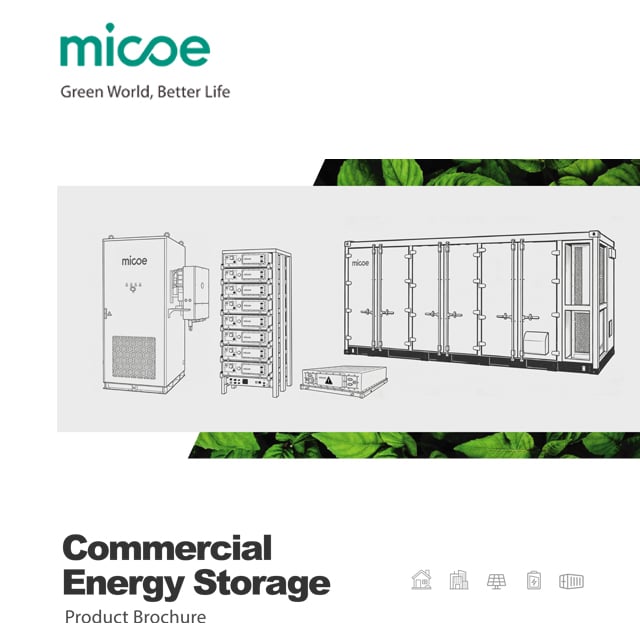Brochure over kommercielle energilagringsprodukter