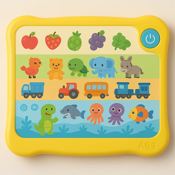 子供用学習タブレット（ABSプラスチック製）
