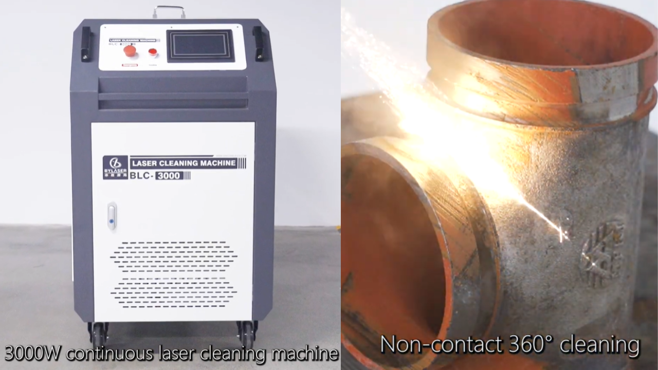 Durch Laser Neue 3000W Laserreinigungsmaschine-wirksam entfernt Rost, Öl, Farbe, Schmutz usw.