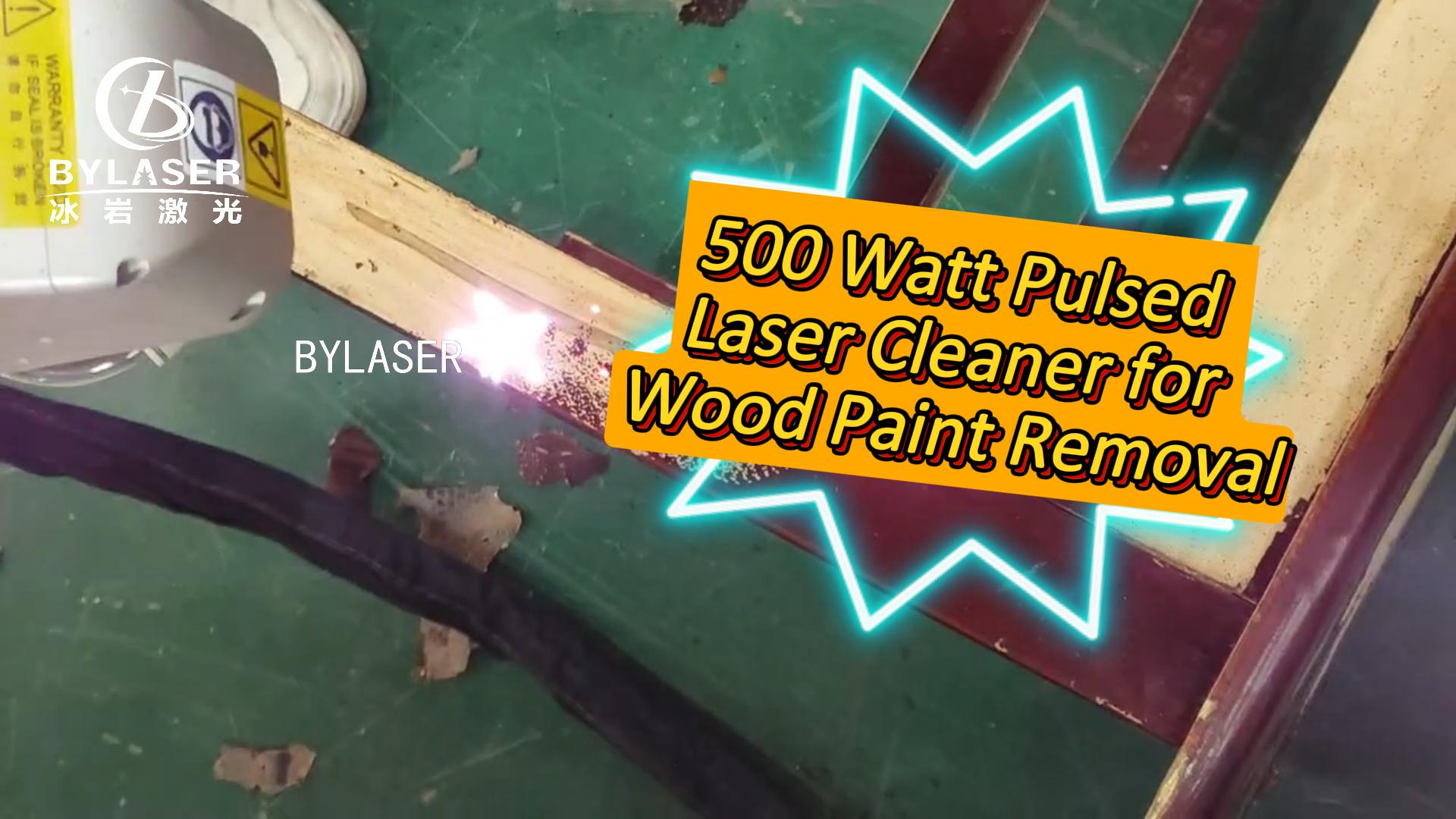 Was ist der schnellste Weg, Möbel zu entladen? Mit 500W Puls-Laser