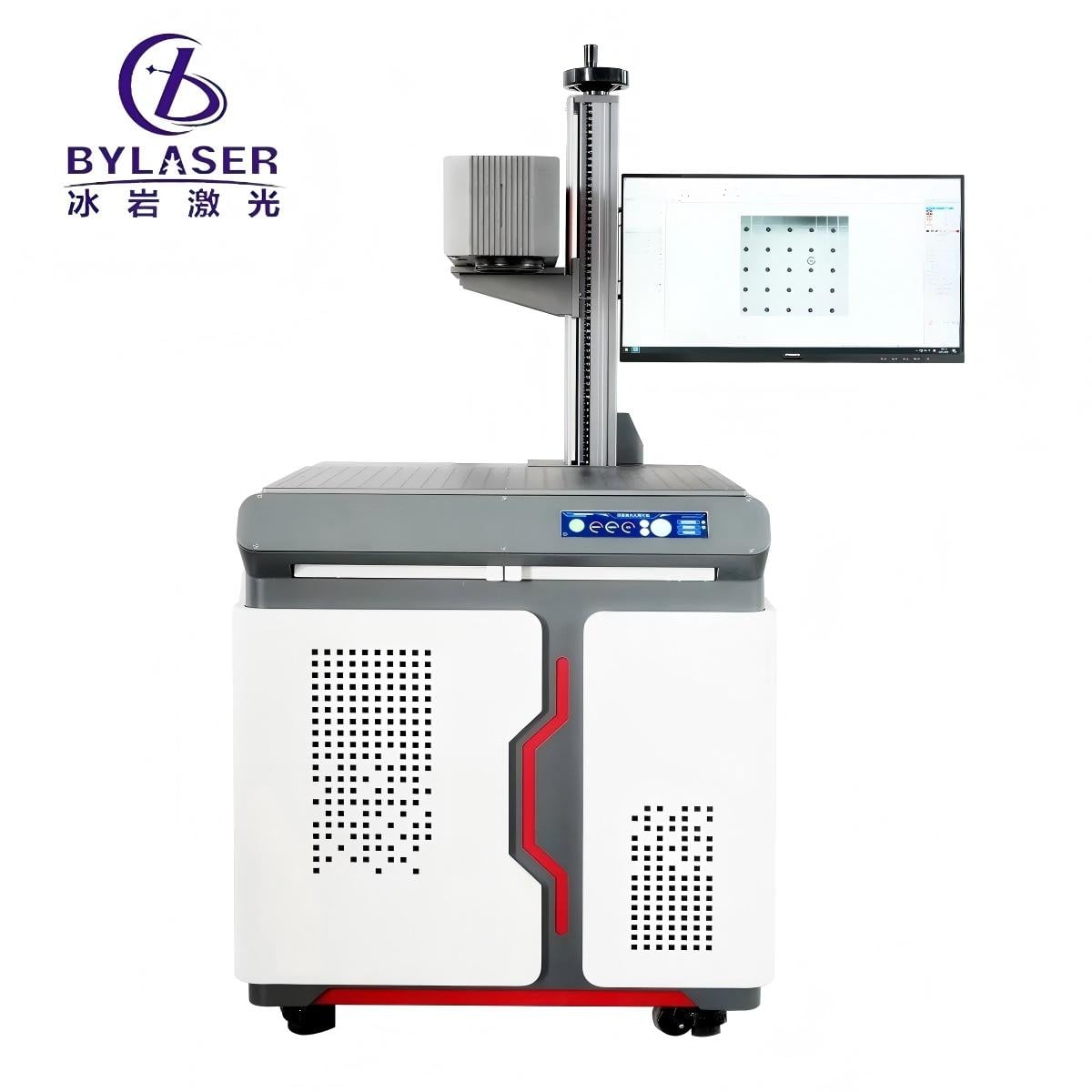 Desktop-Faserlaserbeschriftungsmaschine mit CCD-Visionspositionierung