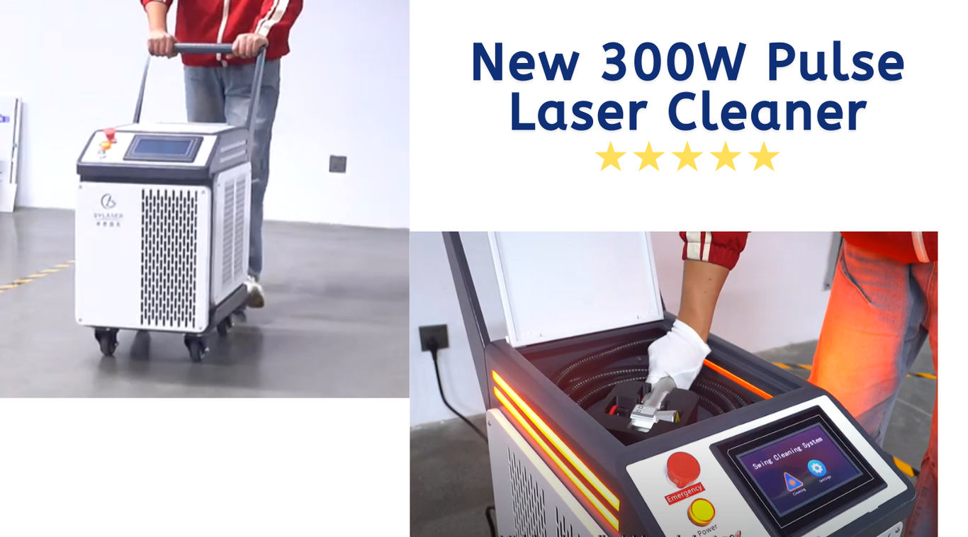 2024 BY Laser Neuer 300W Kleinformat-Impulsreiniger, Super Preis-Leistungs-Verhältnis zu einem erschwinglichen Preis!