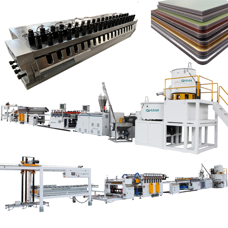 How to realise that the PVC foam board production line can produce 5-25mm thick wall panels and cabinet panels