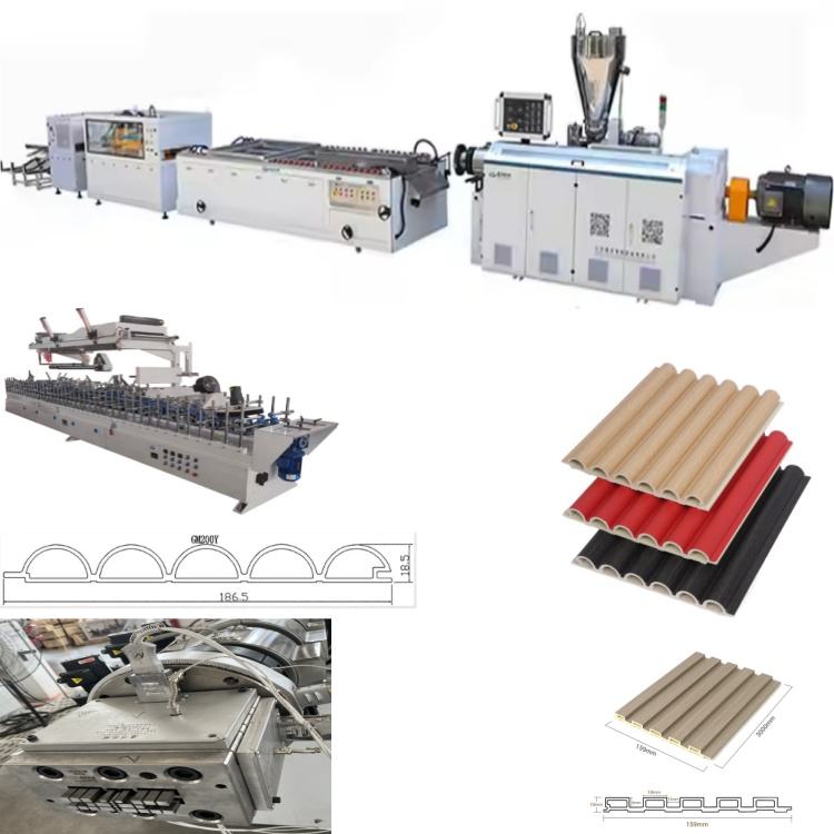 Paano makakamit ng linya ng produksyon ng PVC fluted board ang produksyon ng parehong micro-foam grating at stone plastic grille board?