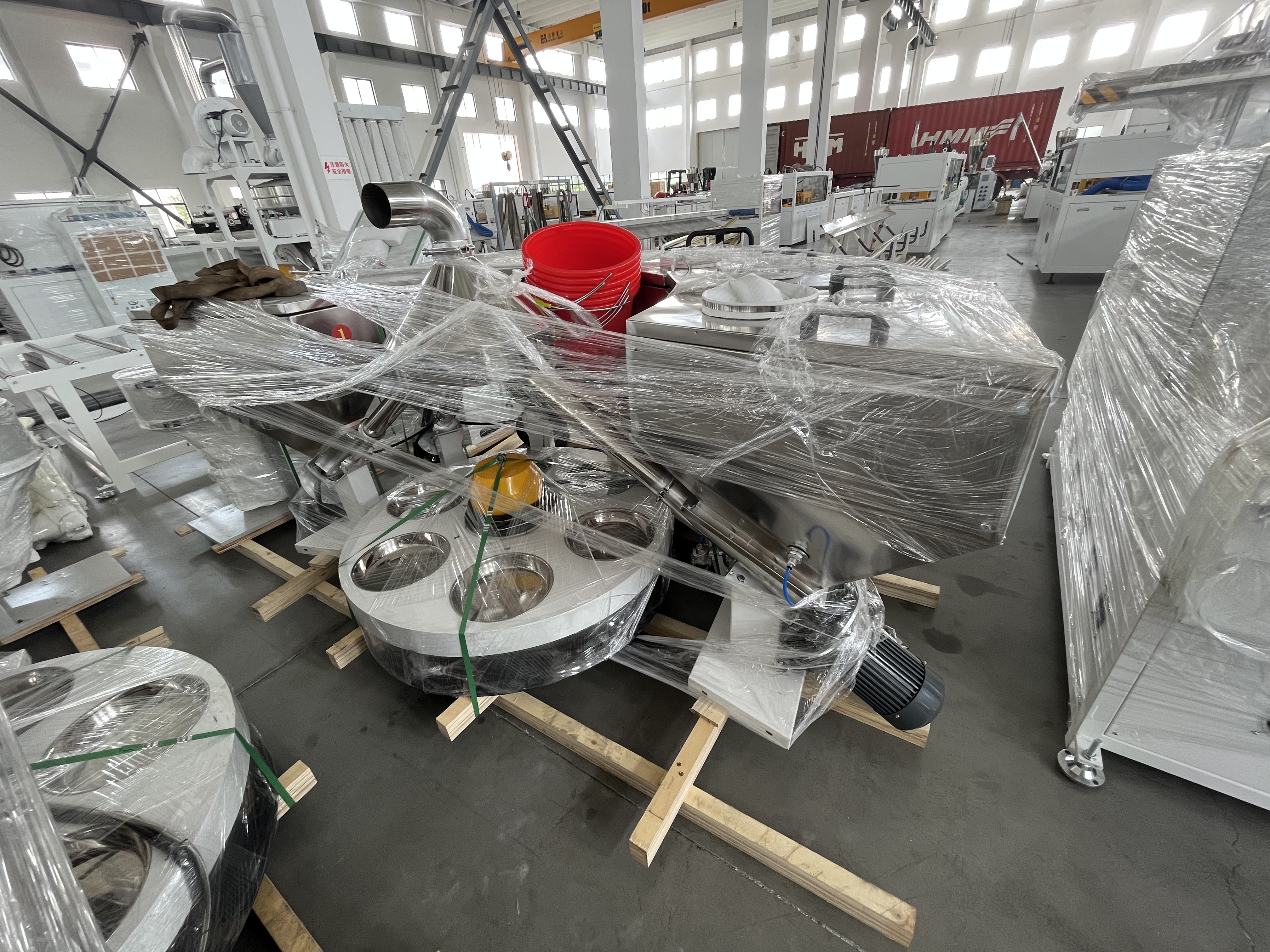 Polna avtomatska mešalna vrsta z robotskim sistemom za hrano celotne plast