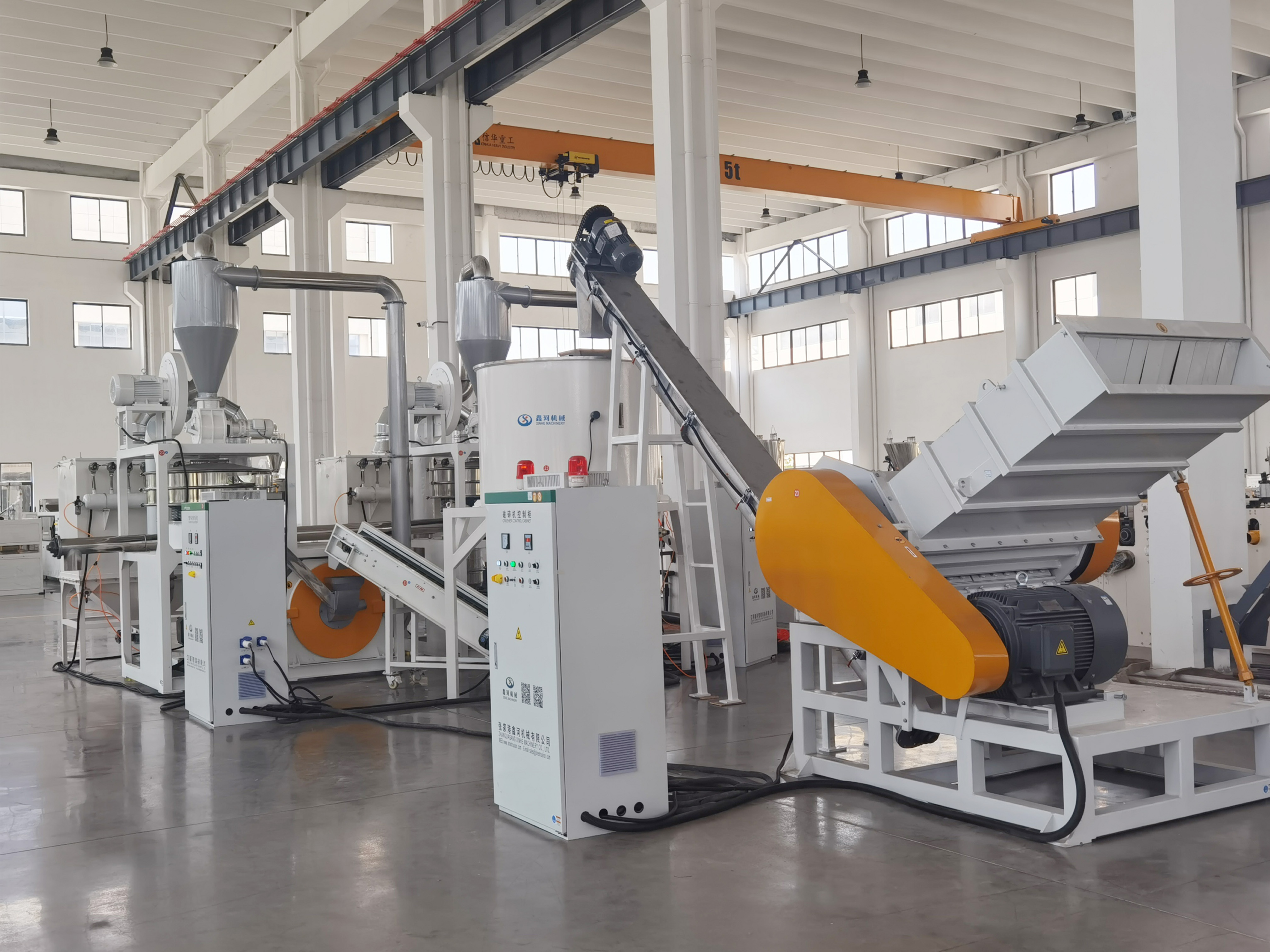 Polna avtomatska mešalna vrsta z robotskim sistemom za hrano celotne plast