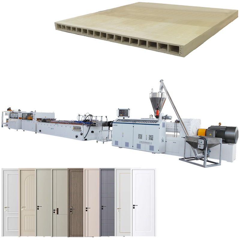Why UPVC wood-plastic door panel production lines gradually replace wooden door manufacturing machines in the Middle East