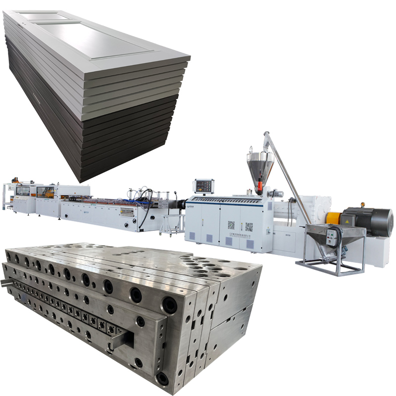 Why is there so little wood powder added in the actual production of the WPC door extrusion production line in China?