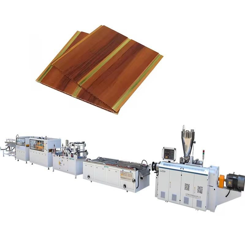 Ang pagkakaiba sa pagitan ng isang linya ng produksyon ng PVC ceiling na may output ng 15 metro kada minuto at ng isang linya ng produksyon ng PVC ceiling