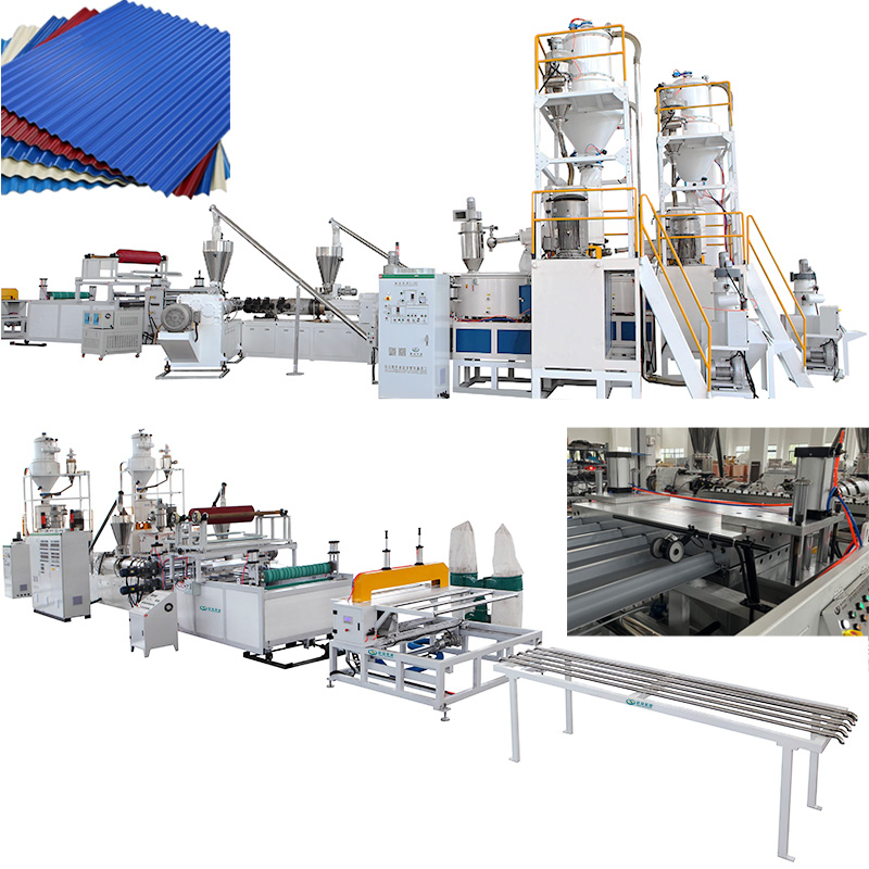 Why four-layer PVC corrugated tile production line is becoming more and more popular than single-layer resin tile extrusion line
