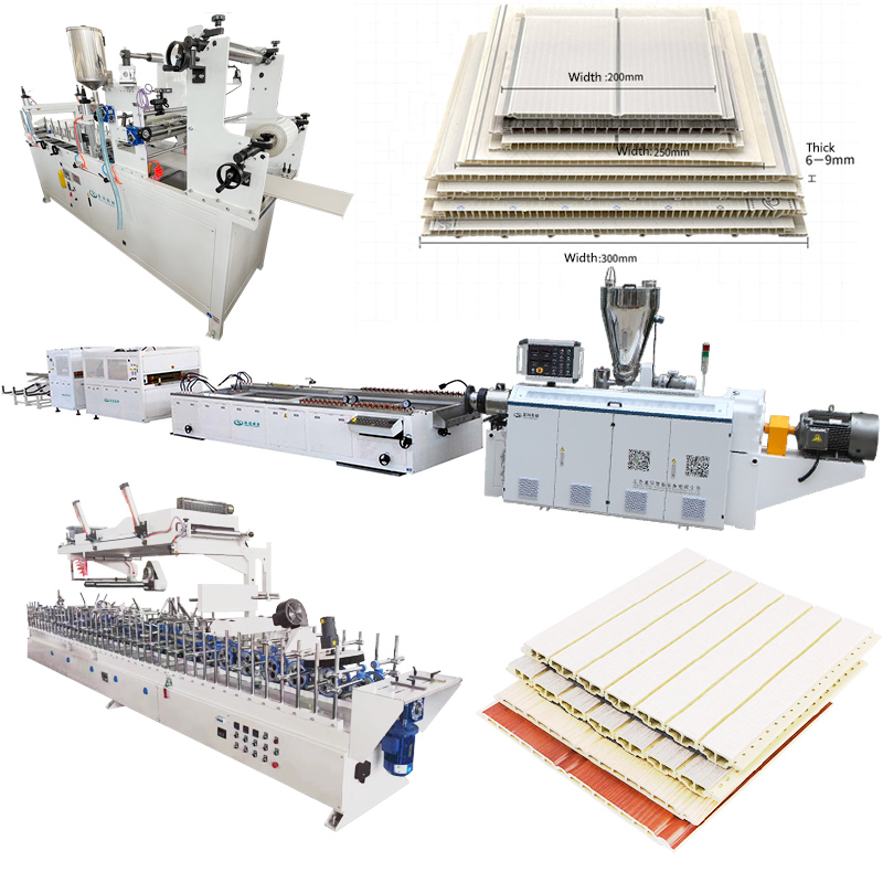 Cómo realizar una línea de producción de tableros de PVC que pueda producir tanto tableros de rejilla Flute como tableros de pared plana