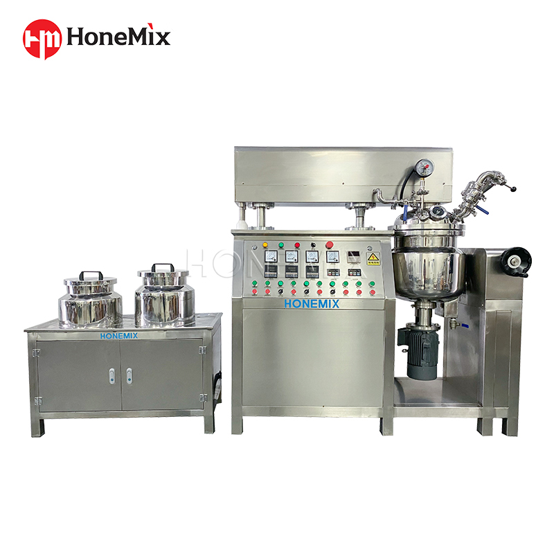 5-20L Laboratoriya vakuum emulsiyaviy aralashuvchi homogenizator krem va lozhon uchun maxsulot