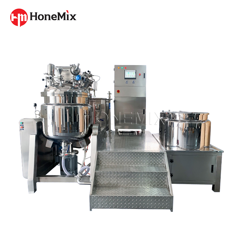 Intellektual kosmetika kremi va zil vakuum emulsiyaviy homogenizator aralashuvchi