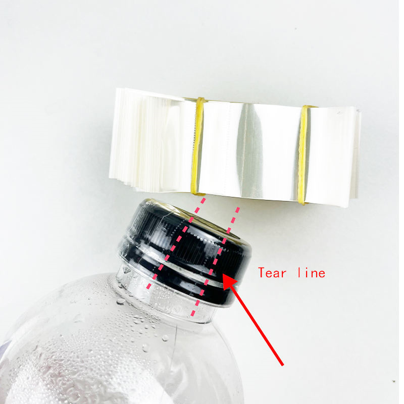 Sleeve Film Perforated Shrink Wrap for Bottles Cap Seal Shrink Wrapping Film