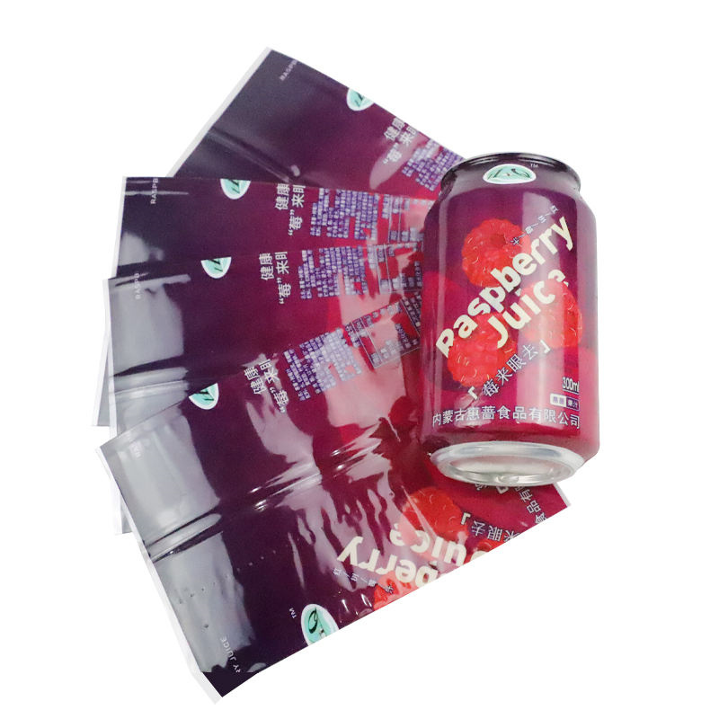 Plastic Shrink Band Film Beer Vodka Cans Shrink Sleeve Labels