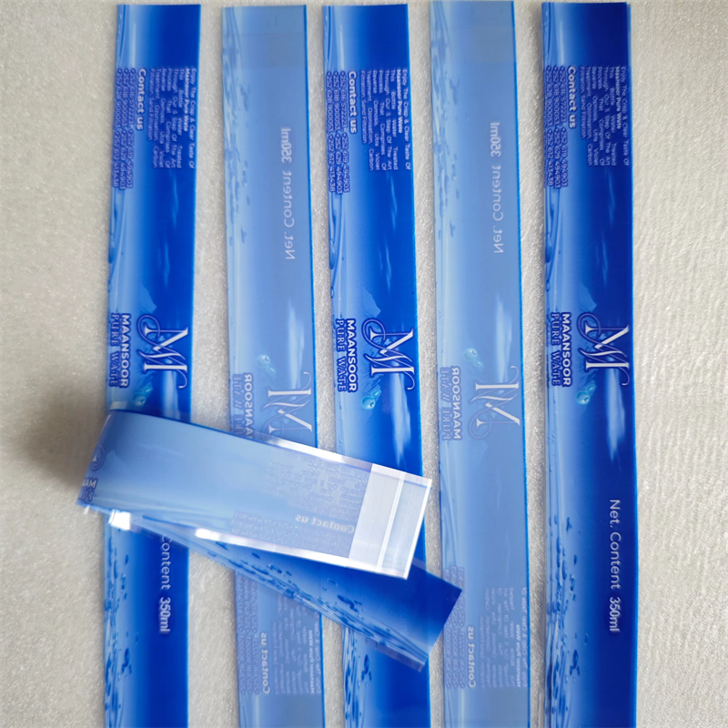 BOPP Water Bottle Labels Printing Design Waterproof Mineral Water Labels