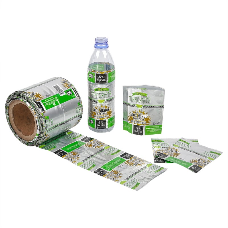 Brand PET PVC mineral water beverage juice beverage bottle shrink label
