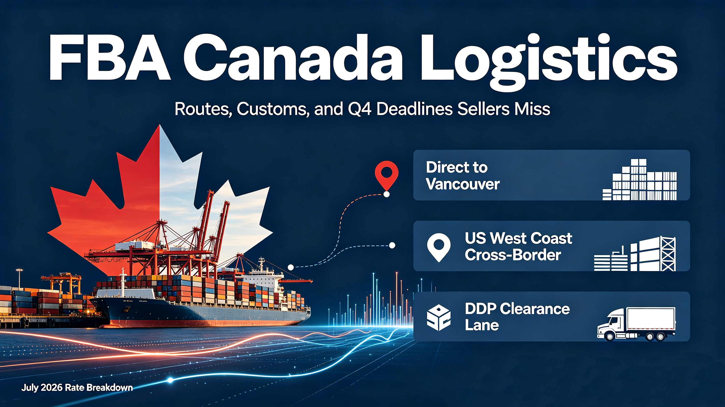 China to Canada FBA Shipping 2026: Customs, Transit Times, and DDP Cost Breakdown