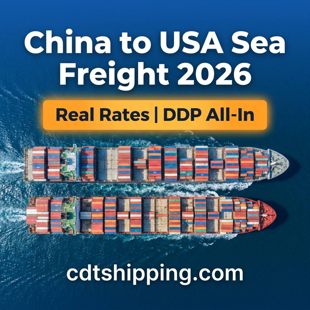  China to USA Sea Freight Rates in 2026: What FBA Sellers Are Actually Paying Right Now
