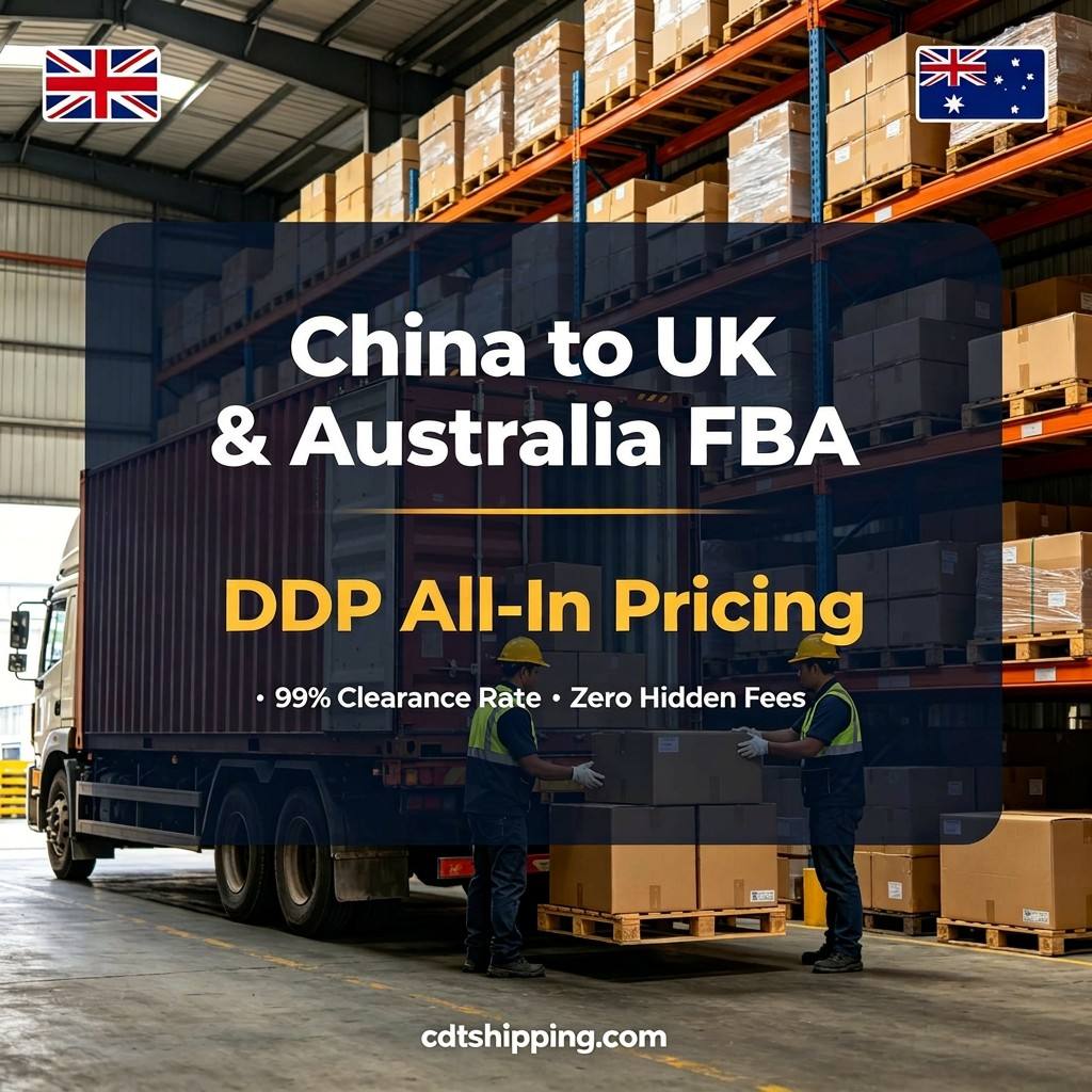 Shipping from China to Amazon FBA UK and Australia in 2026: Transit Times, Costs and Customs Guide