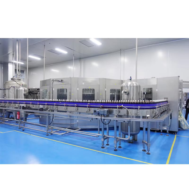 Automatic 500ml bottle carbonated soft drink filling machine production line plant