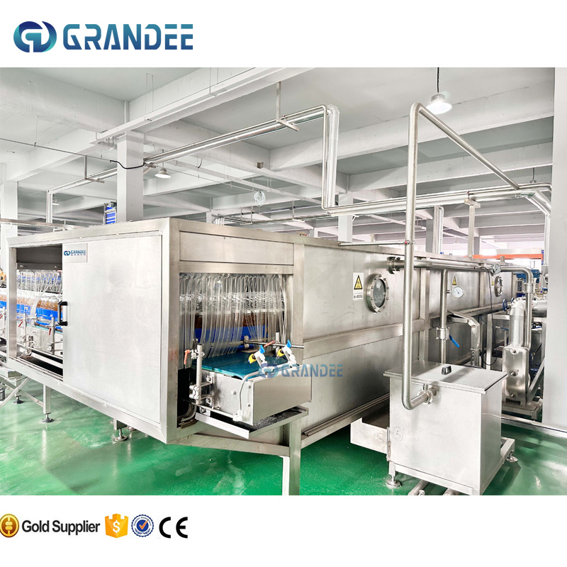 Automatic PET Bottle Lemon Tea Warming Machine Spraying Tunnel Pasteurizer for Aseptic Cold Filling Line