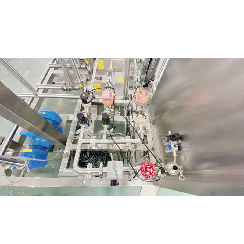 8000LPH carbonated soft drink mixer CO2 mixing system machine for production line