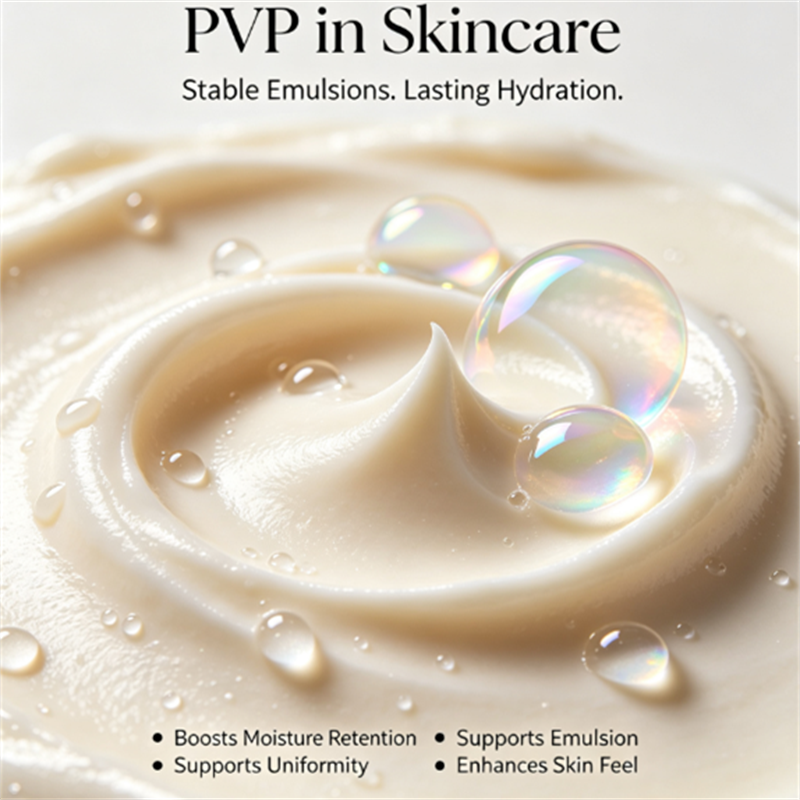  PVP in the field of skincare: a core auxiliary for moisturizing and emulsifying stability