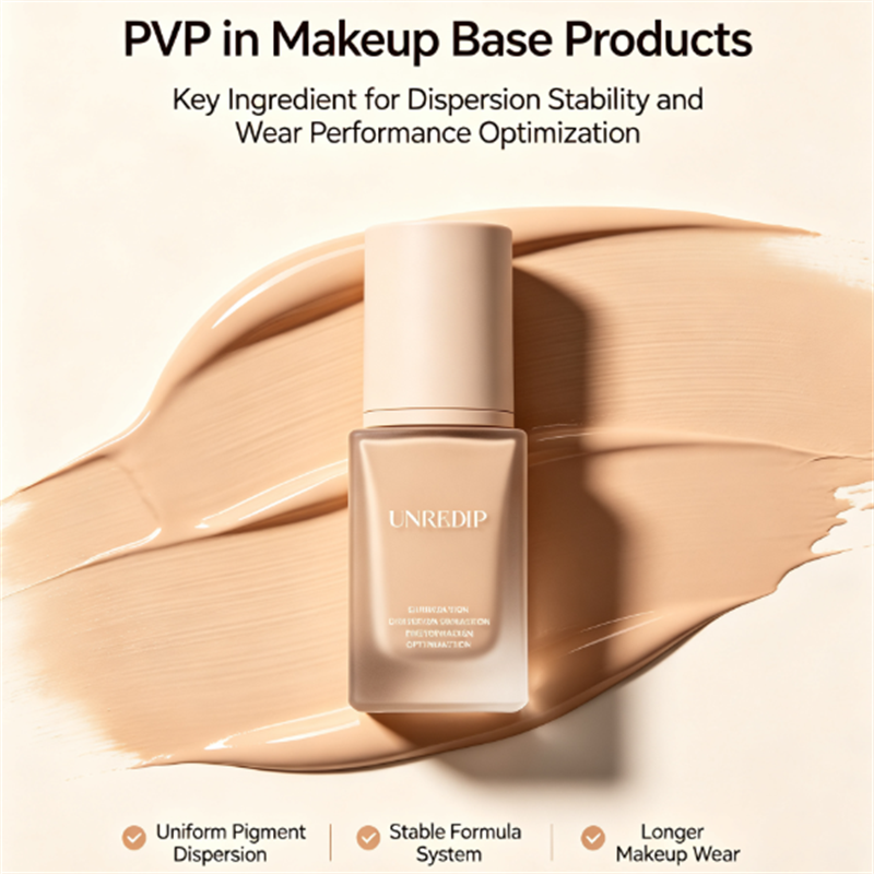 The application of PVP in base makeup products: key raw materials for dispersion stability and makeup holding optimization