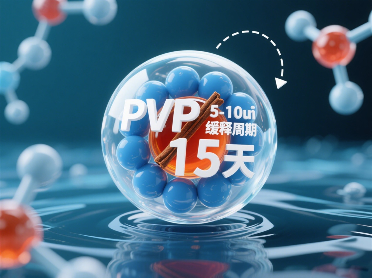 Which preservatives can PVP be combined with for better results?