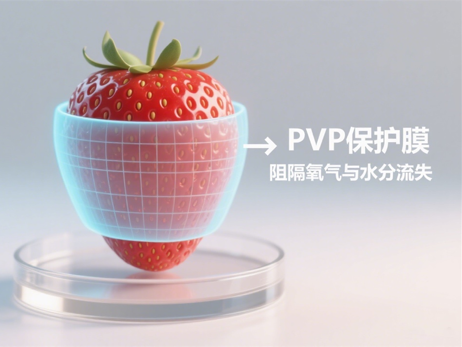 Is it easy for PVP to form a protective film, which can prolong the freshness period of fruits and vegetables?