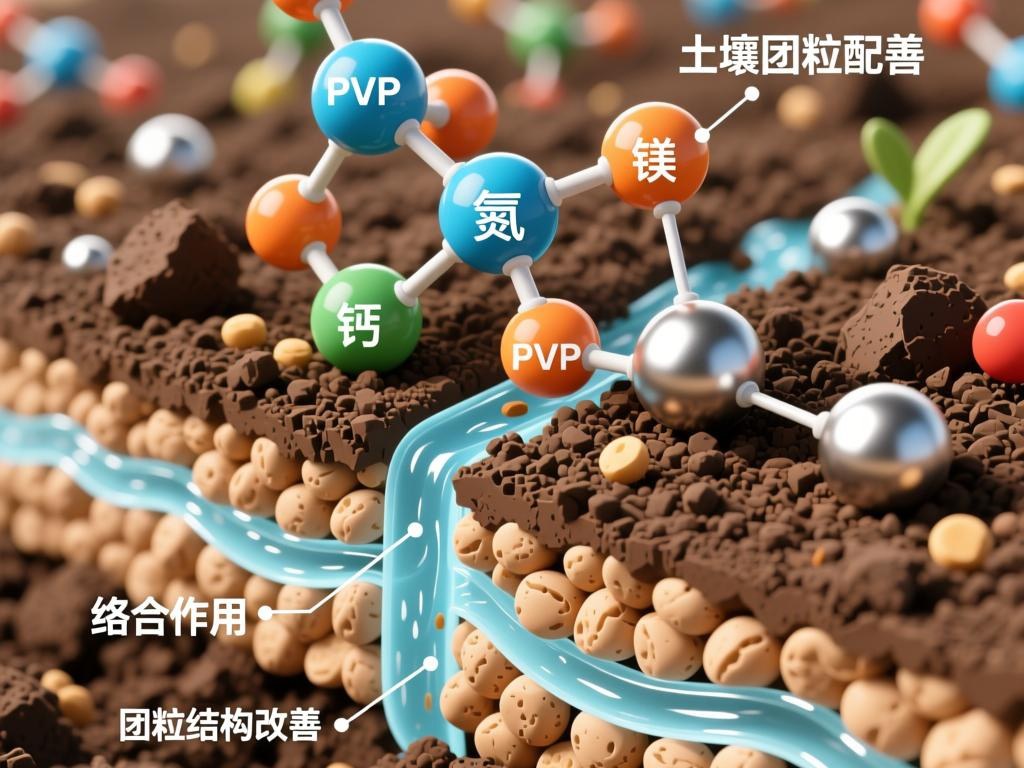 What is the specific principle of PVP working in soil?