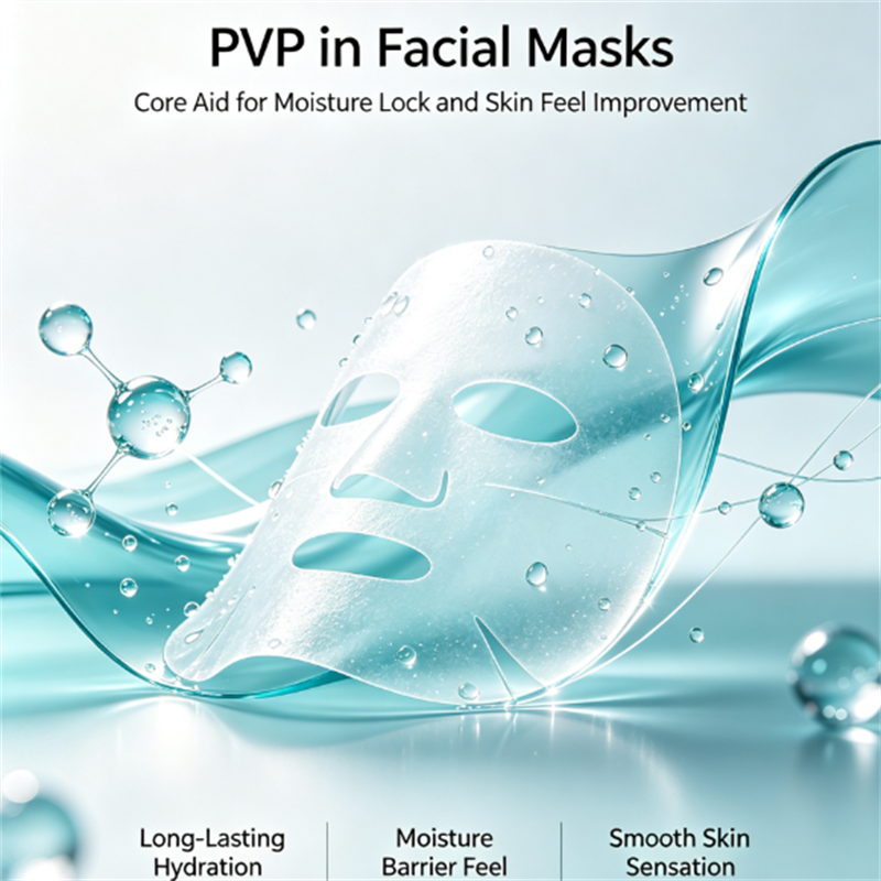  Application of PVP in facial mask: Core power for moisturizing, water locking and skin feeling improvement