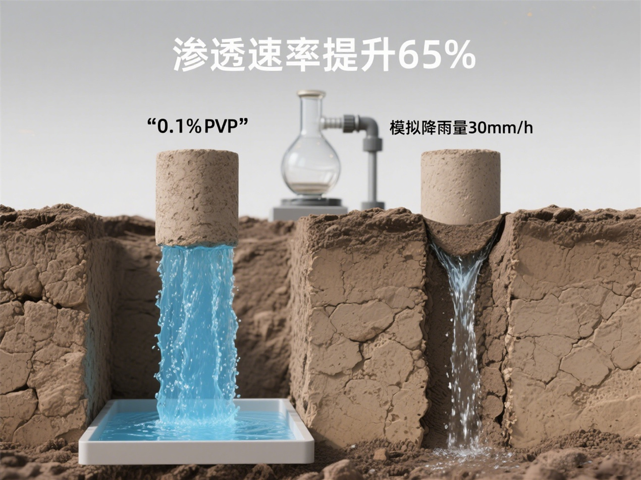 What role does PVP play in soil? Can it prevent soil compaction?