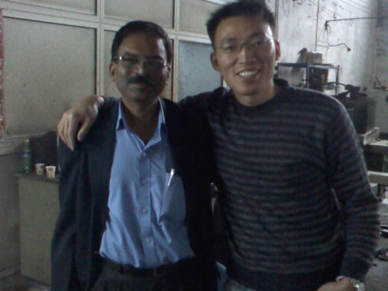14 years ago, Minder Hu installed machines in India